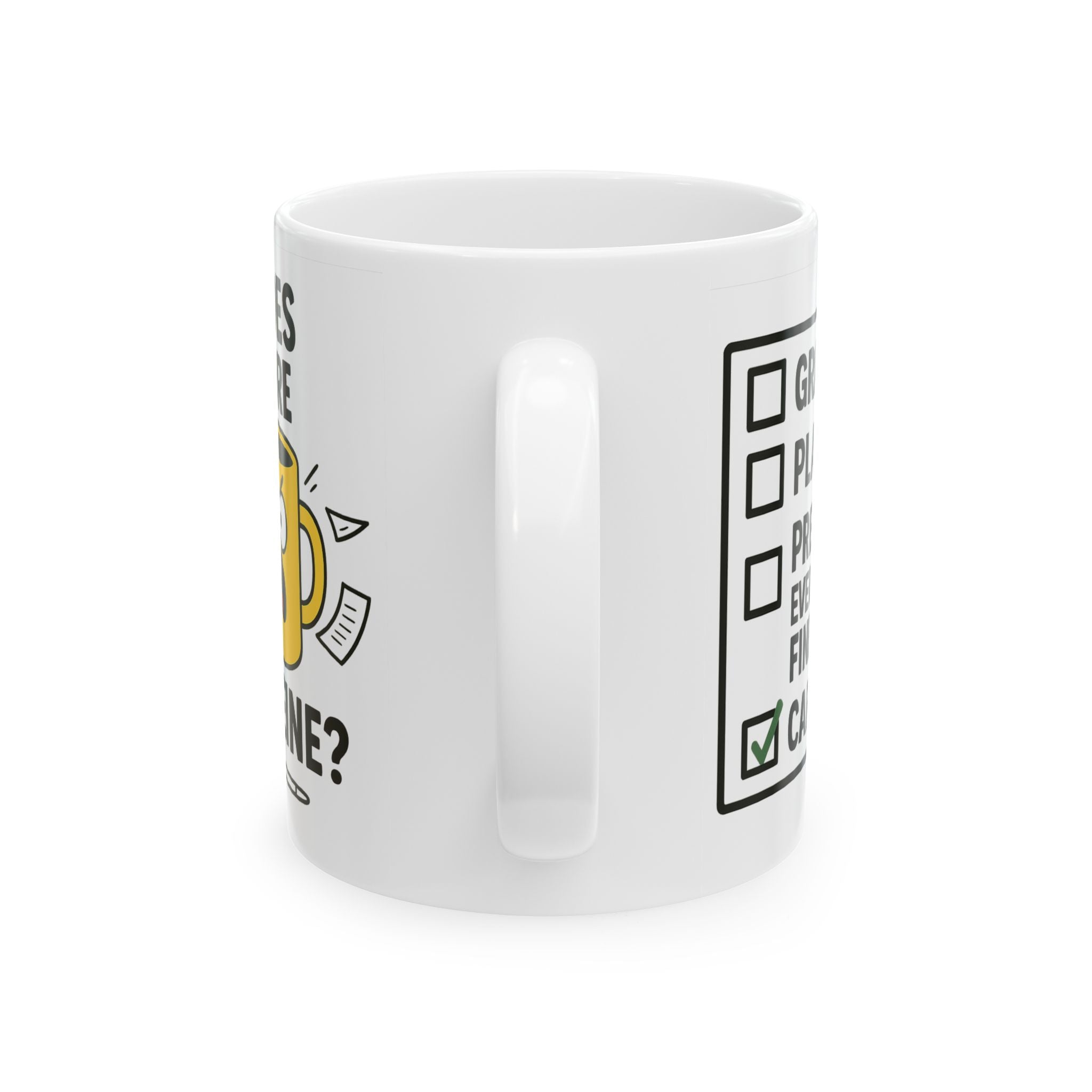 Grades Before Caffeine Mug
