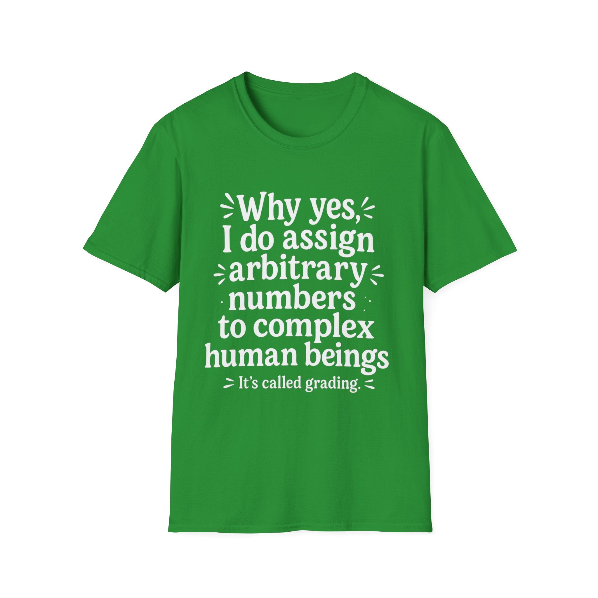 Arbitrary Numbers: It's Called Grading!