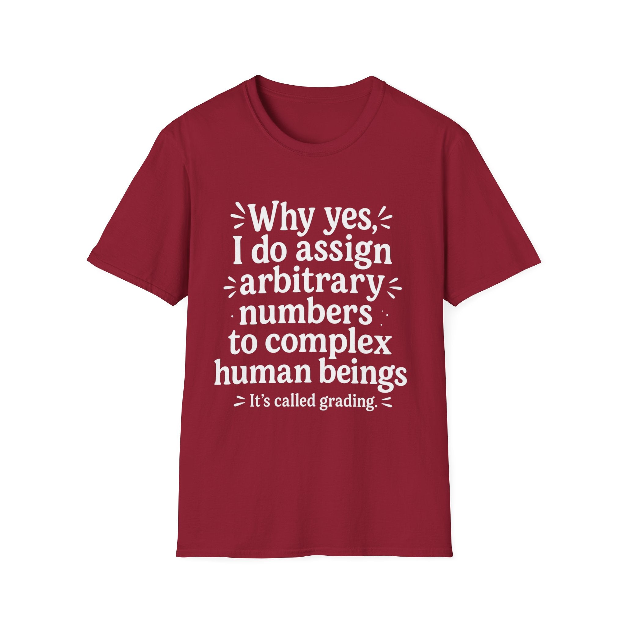 Arbitrary Numbers: It's Called Grading!
