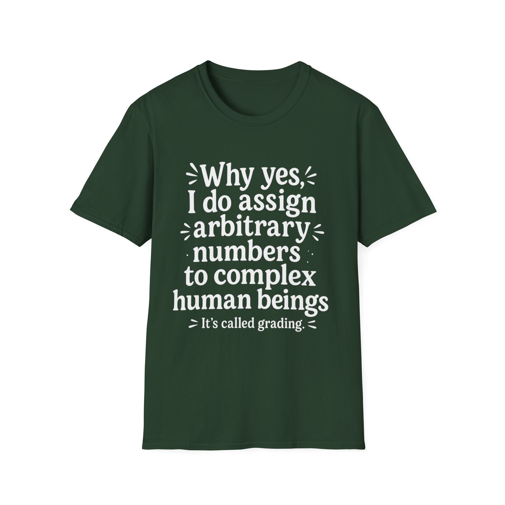 Arbitrary Numbers: It's Called Grading!