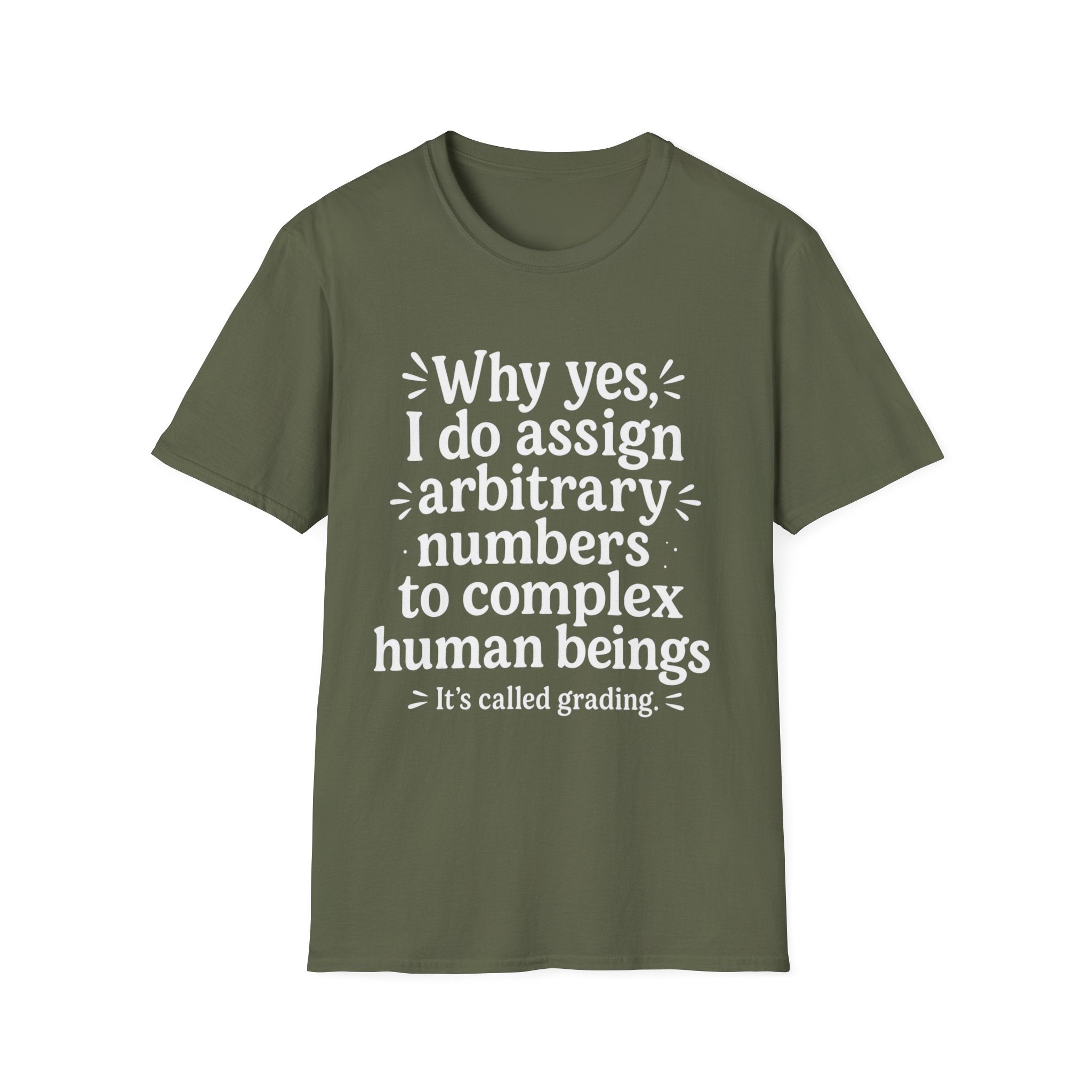 Arbitrary Numbers: It's Called Grading!