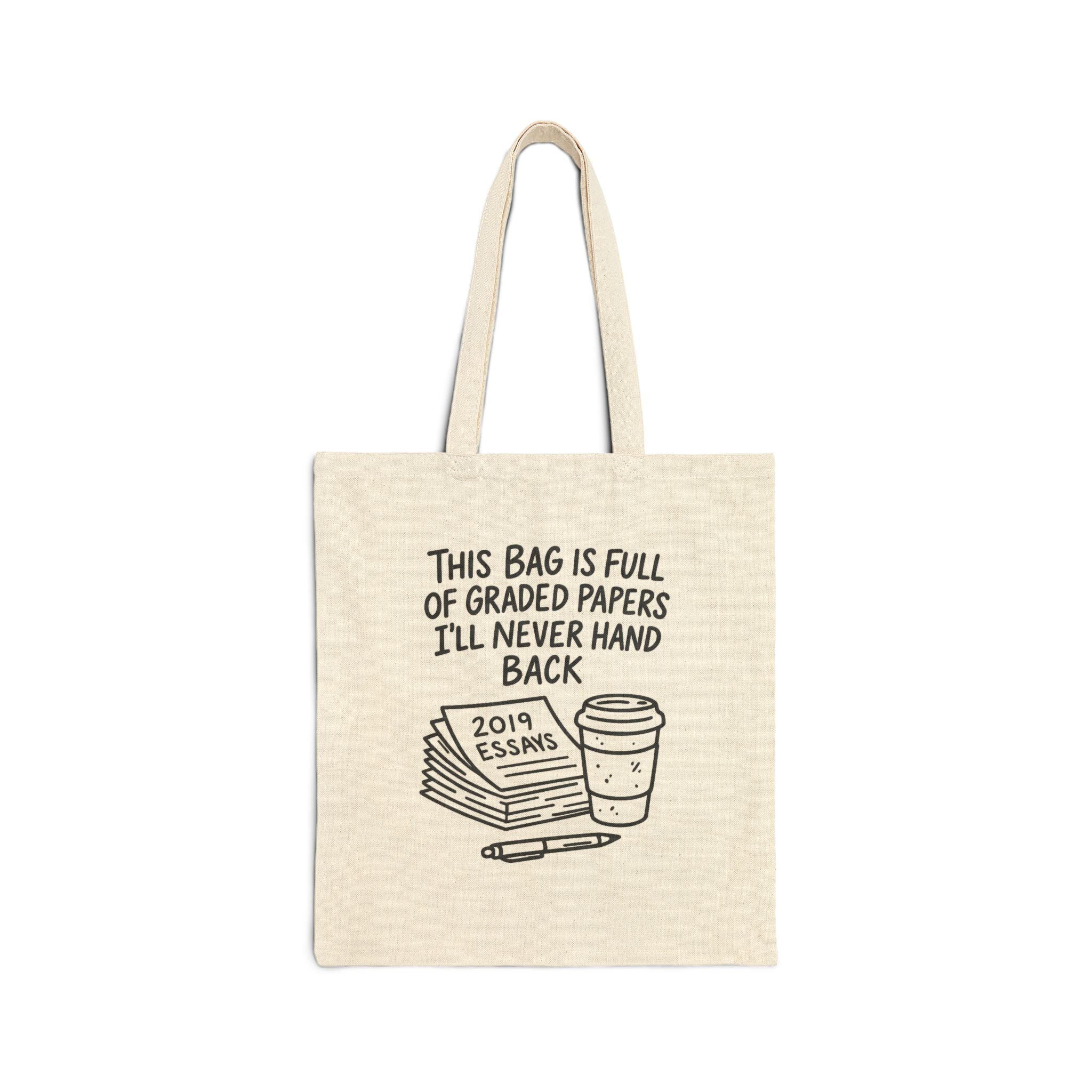 Graded Papers Canvas Tote Bag