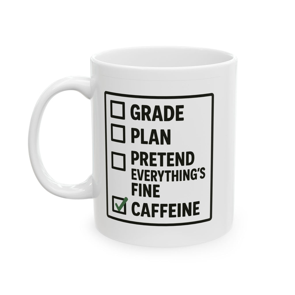 Grades Before Caffeine Mug