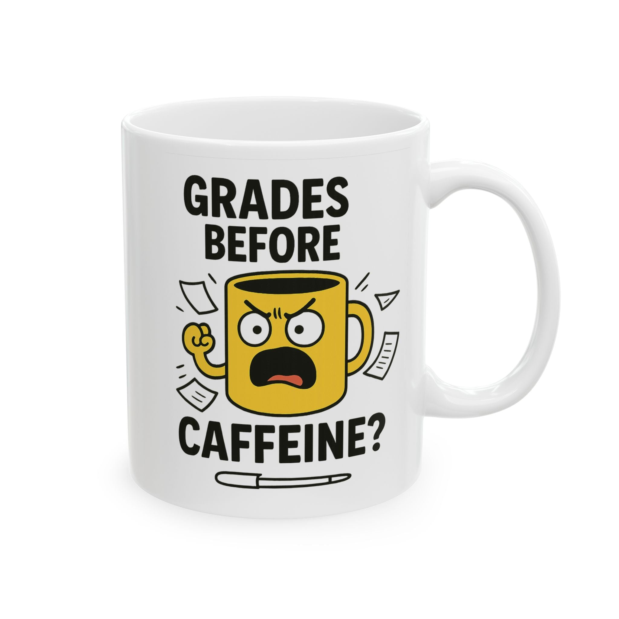 Grades Before Caffeine Mug